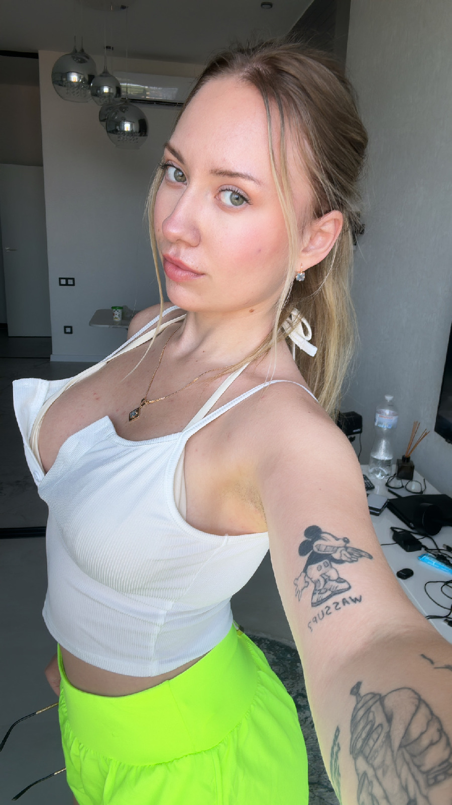 KateV in her underwear in Pontianak