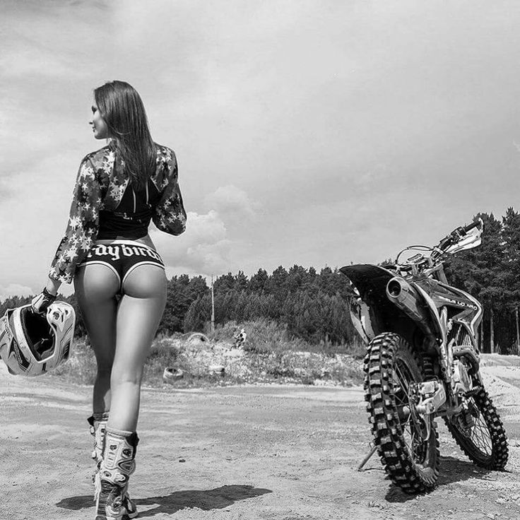 Beautiful girls and motorcycles in Pontianak