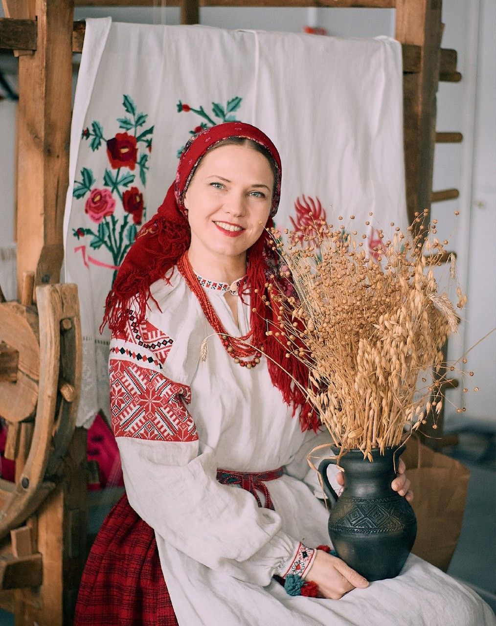 Women in Slavic costumes in Pontianak