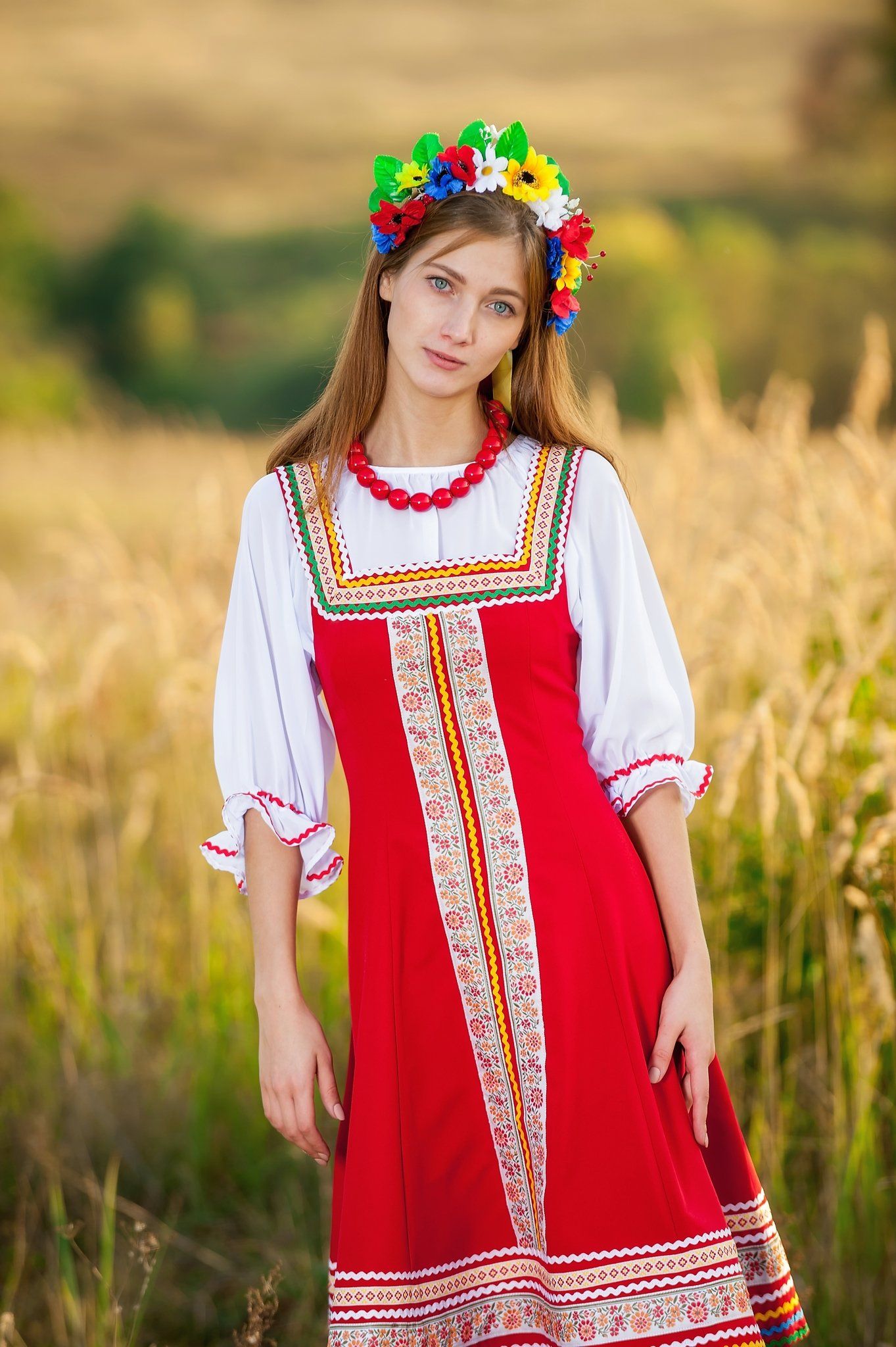 Women in Slavic costumes in Pontianak
