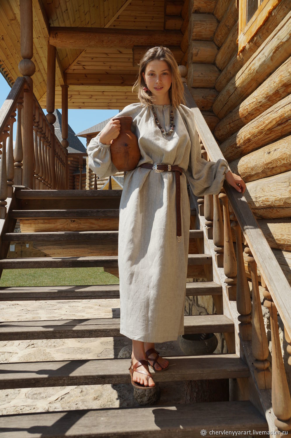 Girls in Slavic costumes in Pontianak